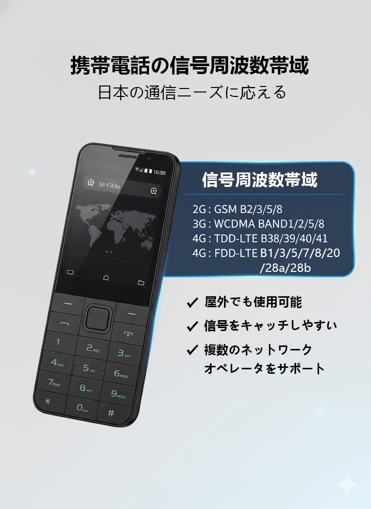 Amazon | 【TIQ mini M5S】Android 13 スマホ 2.8インチ タッチ